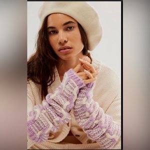 FREE PEOPLE Cable Knit Arm Warmers